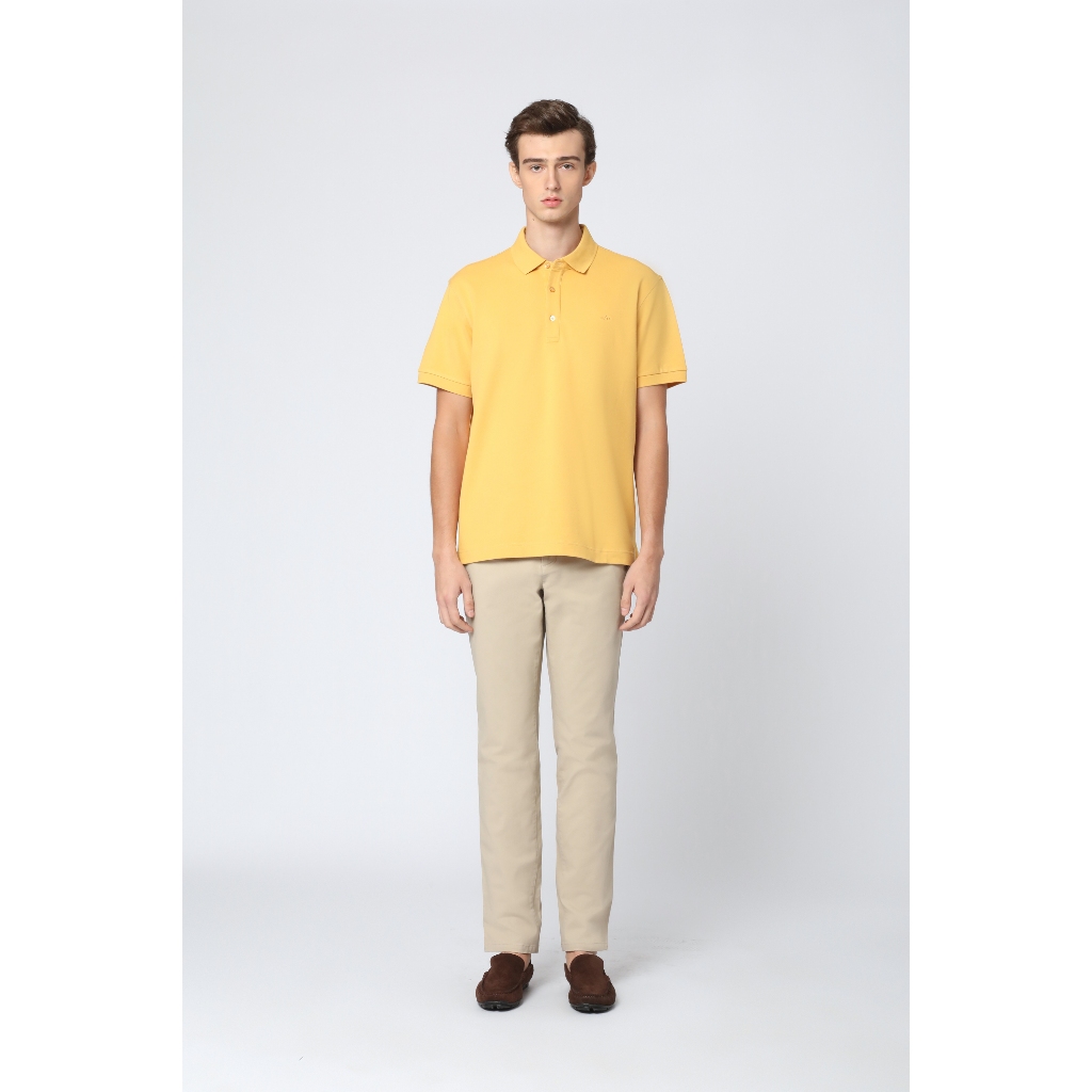ARROW POLO เสื้อโปโล สีพื้น ทรง Smart มีให้เลือก 2 สี เหลือง และ ชมพู MPCM834