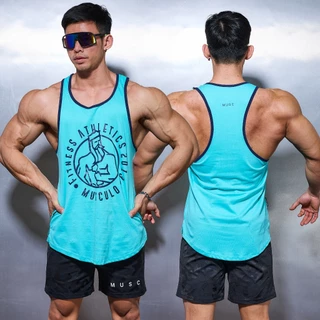 Musculo เสื้อกล้ามสตริงเจอร์ ทรงหลวม รุ่น 10 years logo