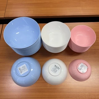 TOP [12ชิ้น] ชามโคม ชามโคมทรงสูง ชามโคมทรงสูงพลาสติก ABS ขนาด 6-8 นิ้ว Pack 12 ชิ้น