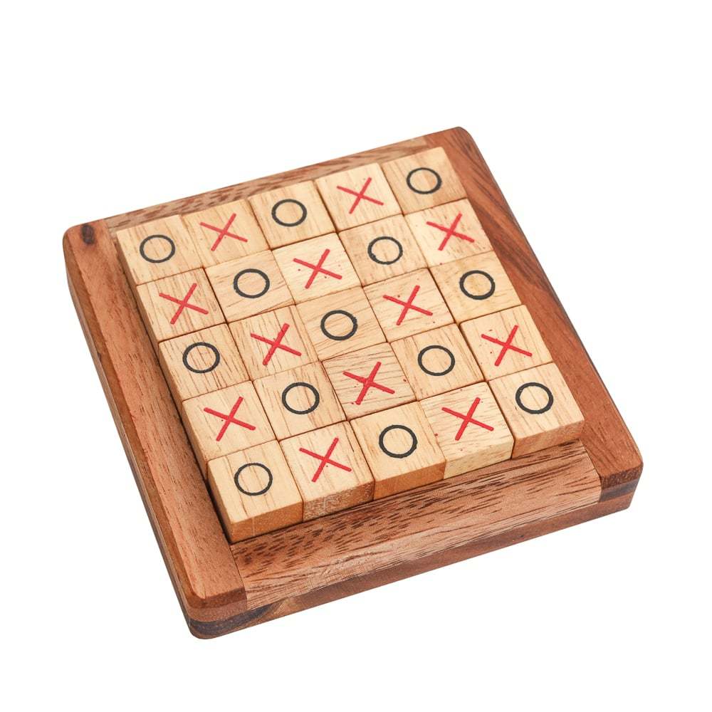 เกมของเล่นไม้ XO 2D ขนาด 13x13x3.5 cm เกม เกมไม้ เกมส์ เกมส์