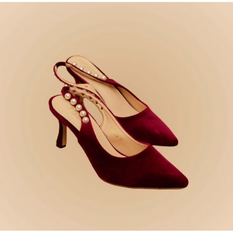 ส่งต่อไซส์ 36 The Jovial (Luster Edition) - Labotte.bkk รองเท้าส้นสูง รองเท้ารัดส้น 3233-26A