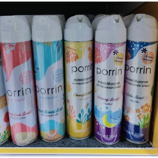 สเปรย์ปรับอากาศPORRIN300มล.กลิ่นฟอเรสท์บรีช/ฟรีเซียลักซ์
