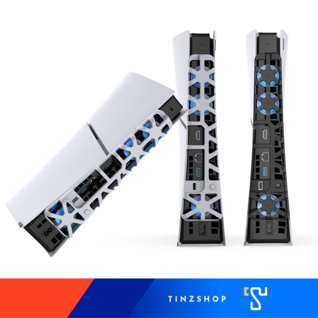 DOBE TP5-3538 Cooling Fan For New P-5 / White,Black พัดลมระบายความร้อน สำหรับ PlayStation 5 Slim