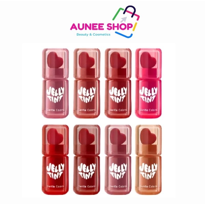 ส่งฟรี/มีไลฟ์  (1ชิ้น)Gentle Colors Jelly Tint 2g เปลี่ยนปากเป็นเจลลี่ เด้งในปาดเดียว ฉํ่าวาว ติดทนนาน mizumi