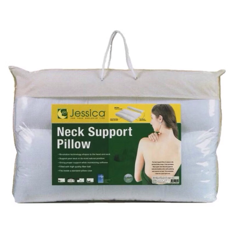 JESSICA หมอน หมอนสุขภาพ หมอนหนุน เน็คซัพพอร์ท พิลโล Jessica Neck Support Pillow หมอนรองคอ หมอนแก้ปวด
