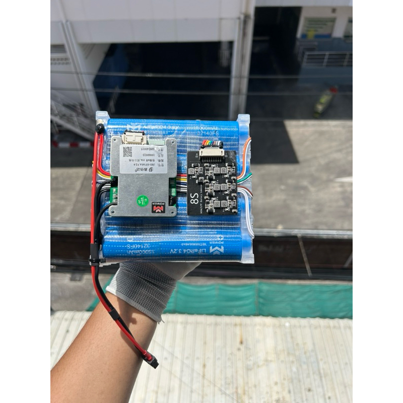 8S 25.6V15000mah BMS 8S 20A JBD ประกันแบต 1ปี