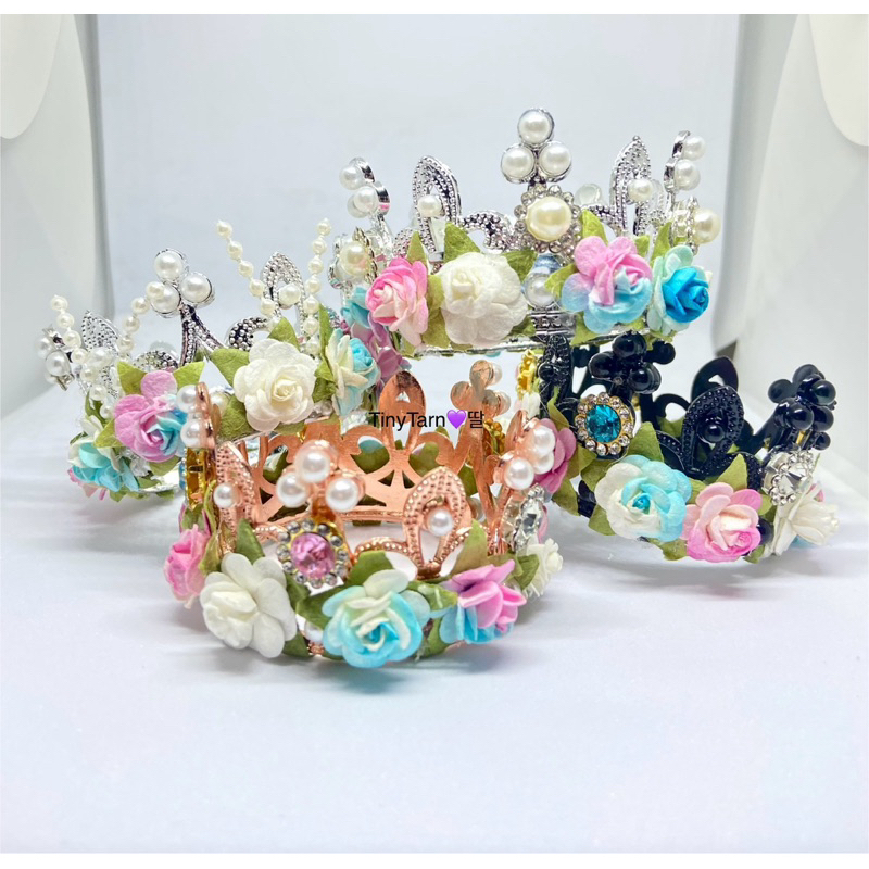 👑 มงกุฎดอกไม้ มงกุฎติดแท่งไฟ Plave  Jhope Seventeen StrayKids 💎SVT BTS Enhypen NCT DREAM 127 💚 Treas