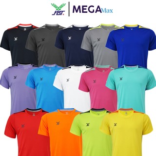 เสื้อฟุตบอล เสื้อกีฬา ตัดต่อ FBT B2A219 เสื้อยืด คอกลม แขนสั้น