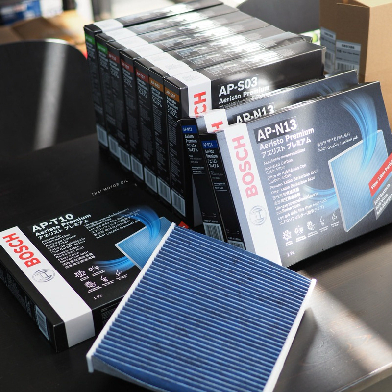 กรองแอร์คาร์บอน รุ่นพรีเมี่ยม กรอง pm2.5 Bosch Aeristo Premium สำหรับรถหลายรุ่น