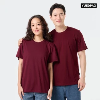 Yuedpao Ultrasoft Non-Iron [NEW] เสื้อยืดคอกลม ผ้านุ่มใส่สบาย ไม่ย้วย ไม่หด ไม่ต้องรีด เสื้อยืดสีพื้น Set Pink rose