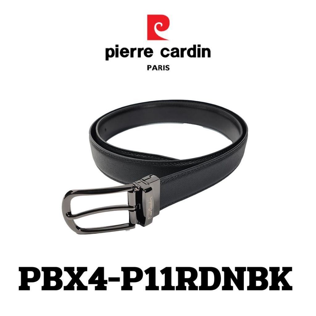 Pierre Cardin เข็มขัดหนังหัวเข็ม รุ่น PBX4-P11R