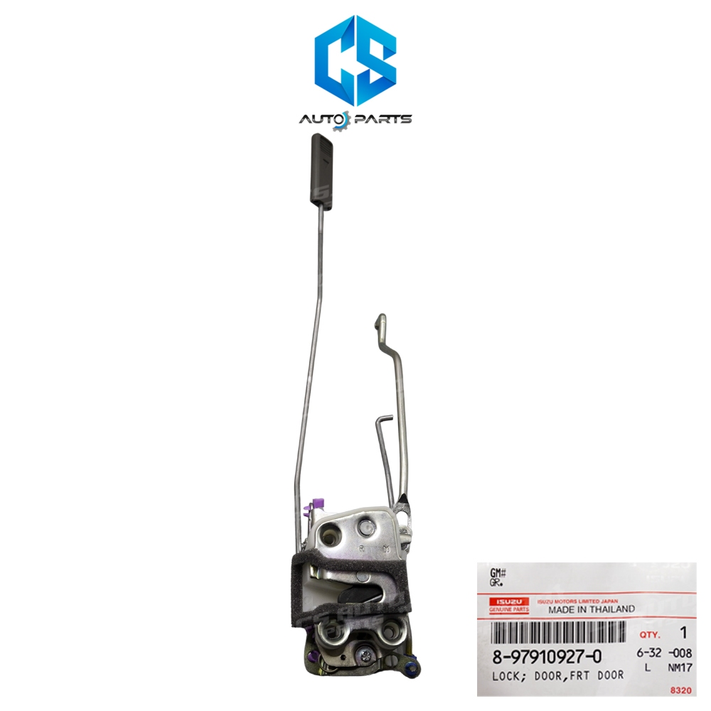 (แท้100%)กลอนประตู ISUZU TFR,DRAGON EYE ปี87-02 (หน้าขวา)(8-97910927-0)