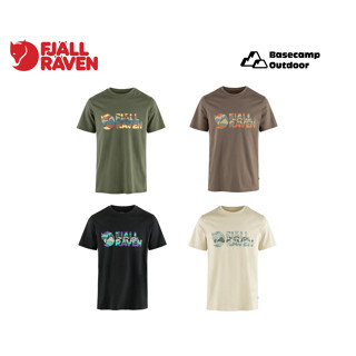 เสื้อยืดเดินป่า Fjallraven Men's Multicolor Logo T-Shirt