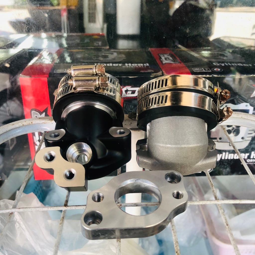 แป้นแปลง คอหรีดใส่เรือน CBR150 ใส่ Lead125 4V – PCX160 แป้นแปลงคอหรีด งานCNC คอนอน คอตั้ง ราคา ถูกที่สุด ดีลบีเคเค แกลเลอรีภาพที่ 2