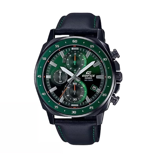 Edifice นาฬิกาข้อมือผู้ชาย สายหนัง รุ่น EFV-600CL,EFV-600CL-3A