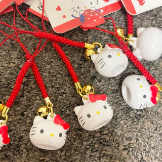 🇯🇵(หลายแบบ) แท้!! พวงกุญแจกระดิ่งนำโชคคิตตี้ซานริโอ้ Kitty KeyChainห้อยเป๋า,โทรศัพท์,จี้ห้อยคอสัตว์เลี้ยง,กระดิ่งแมว