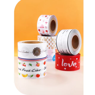 (พร้อมส่ง)พลาสติกแข็งพันเค้ก(1กิโลกรัม/ม้วน)ลายสไตล์เกาหลี