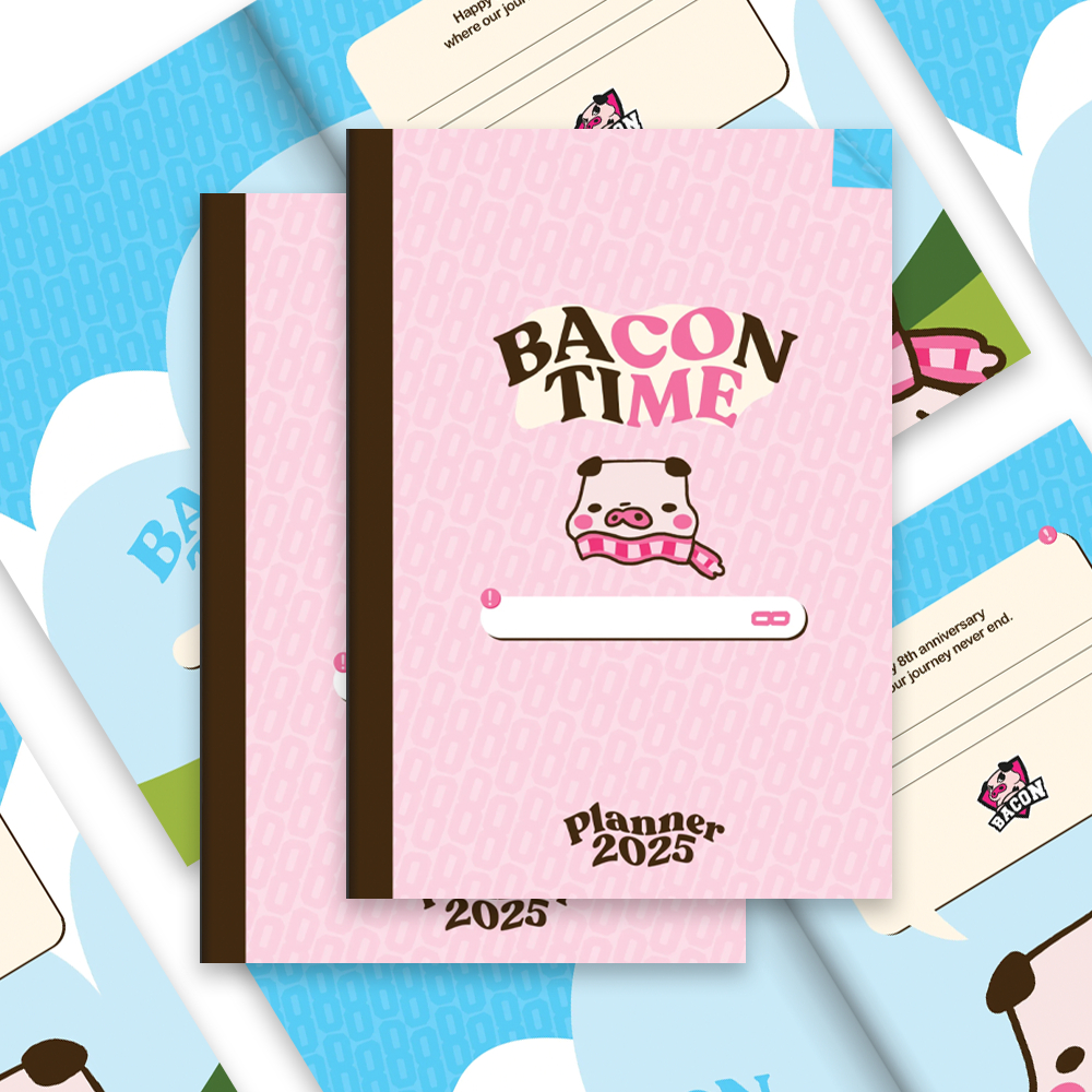 Bac. Planner Book 2025 สมุดแพลนเนอร์ ทีมเบคอนไทม์ Bacon Time