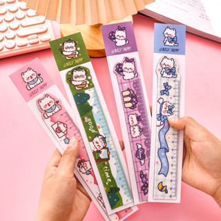 ไม้บรรทัด ลายการ์ตูน คละลายไม้บรรทัดลายการ์ตูน ของใช้สำนักงา…