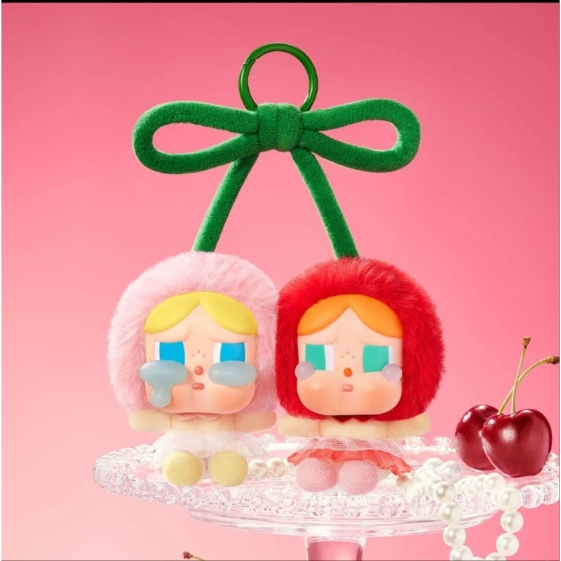 CRYBABY Crying For Love Series-Vinyl Plush Hanging Card (Love You Cherry Much) พวงเชอรี่