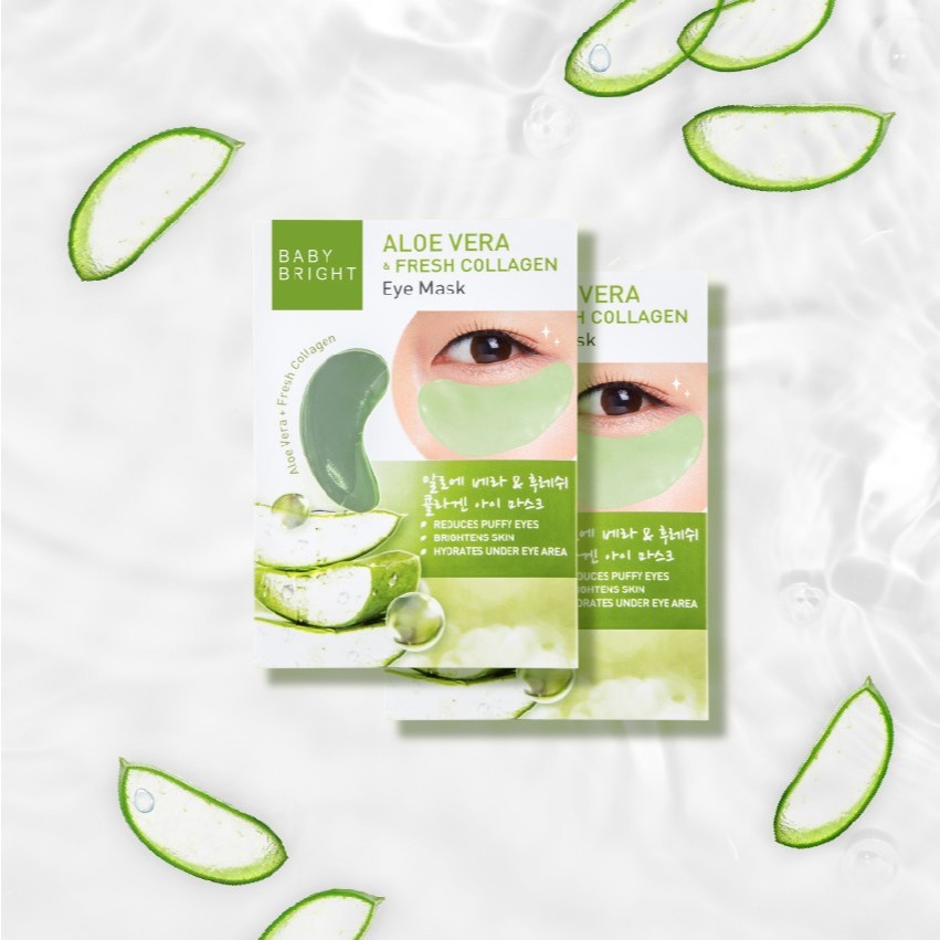 BABY BRIGHT Eye Mask (Tomato /5Hya /Aloe Vera) เบบี้ ไบร์ท อายมาส์ก แผ่นมาสก์บำรุงใต้ตา 2.5g x 1 คู่ - รูปที่ 6