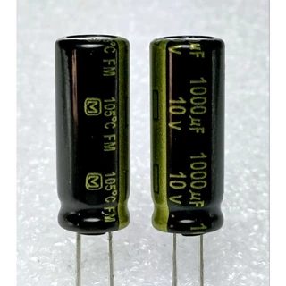 Panasonic FM 1000uf 10v capacitor ตัวเก็บประจุ คาปาซิเตอร์