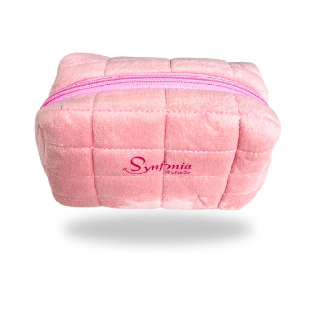[สินค้าแถม ห้ามกดสั่ง] กระเป๋า Synfonia กระเป๋าเครื่องสำอางผ้ากำมะหยี่แบบพกพา
