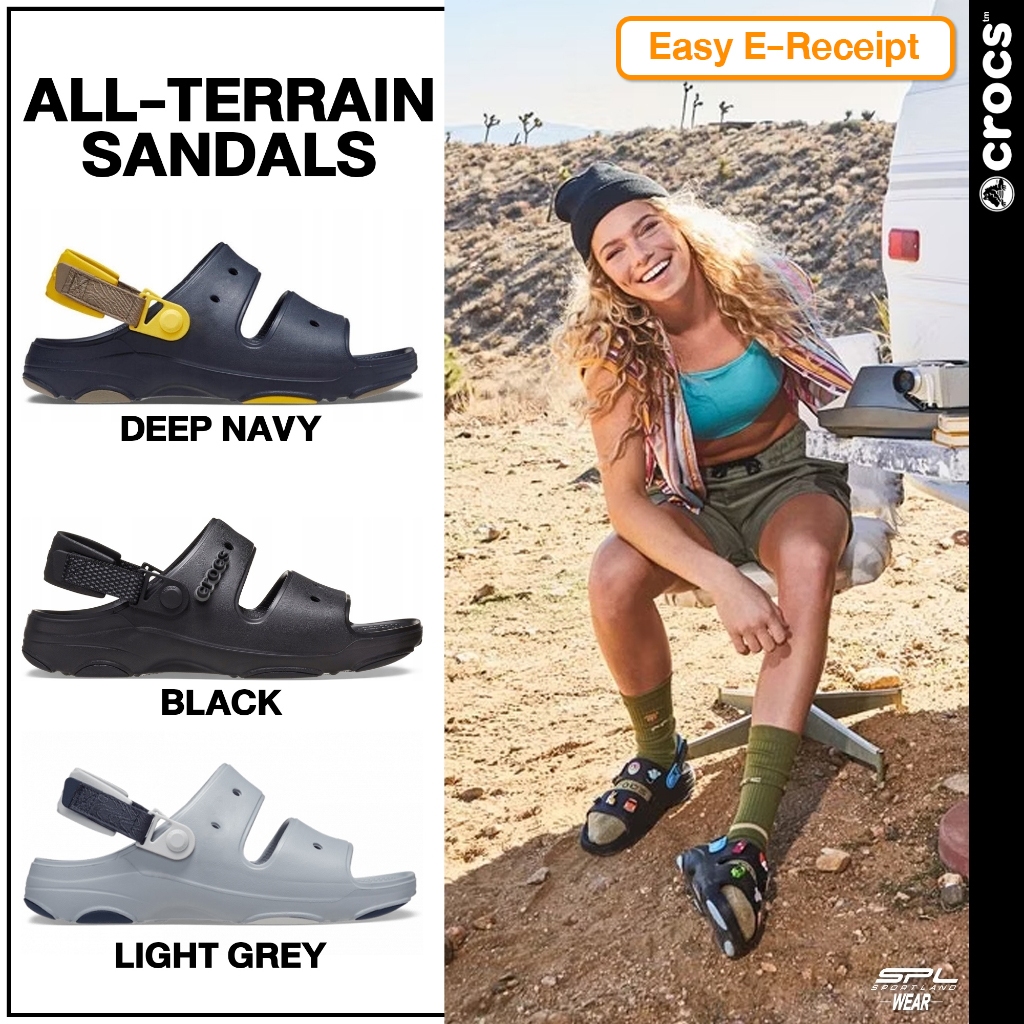 Crocs Collection รองเท้าแตะ รองเท้ารัดส้น CR UX CS AllTerrain Clog 207711-4LH / 207711-001 / 207711-007 (1890)