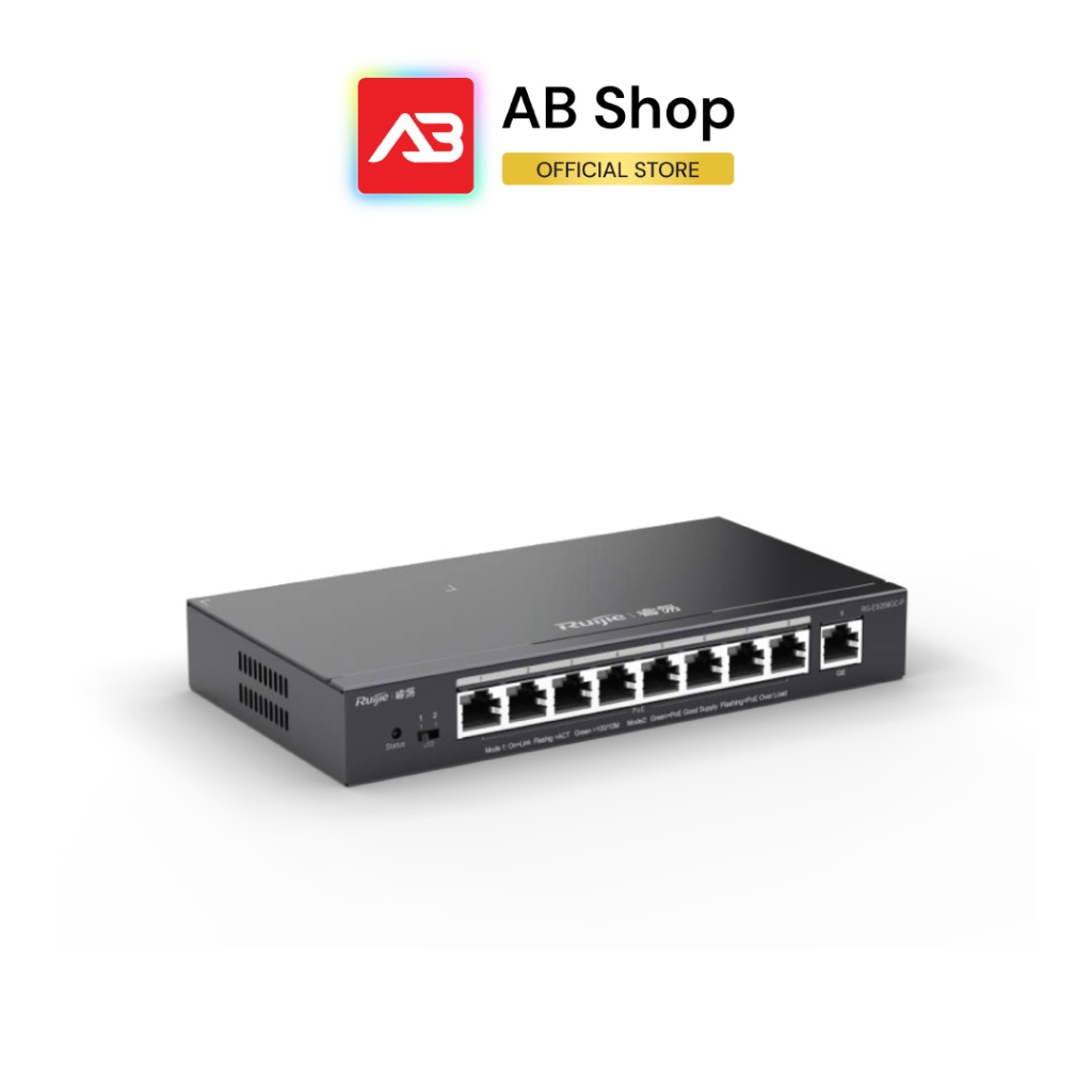 REYEE 9-Port Gigabit Smart Cloud Mananged PoE Switch รุ่น RG-ES209GC-P
