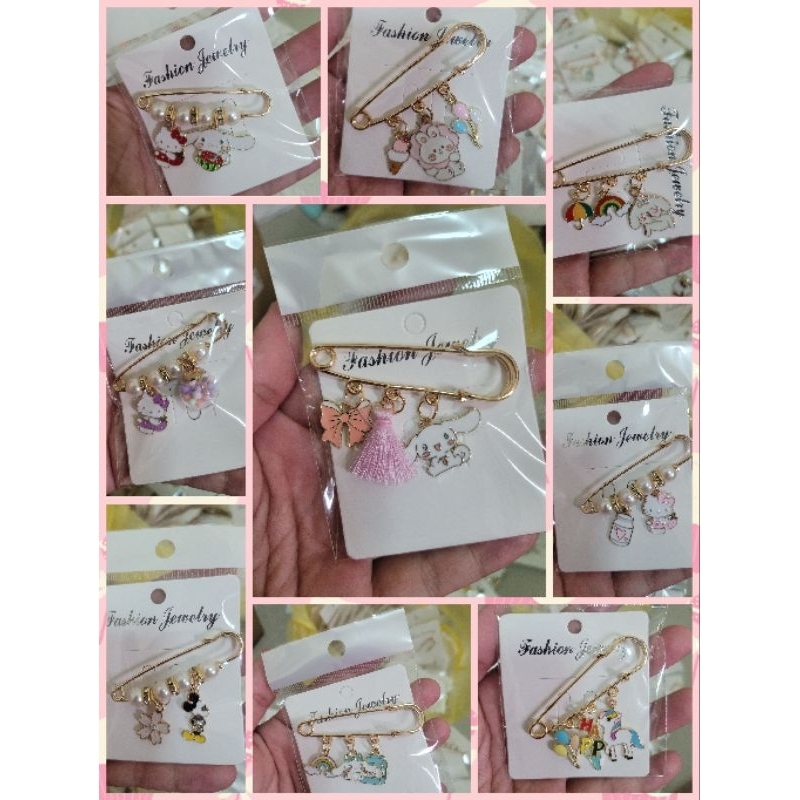 พร้อมส่ง เข็มกลัดแฟชั่น เข็มกลัดคนท้อง เข็มกลัดปรับขนาดกางเกง เข็มกลัดสไตล์เกาหลี