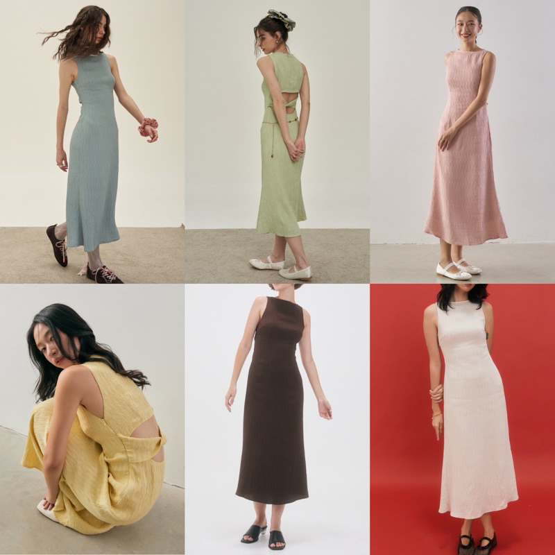 เดรสยาวเว้าหลัง Novi Dress - TRES MADE