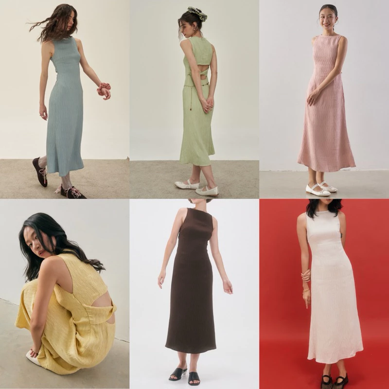 เดรสยาวเว้าหลัง Novi Dress - TRES MADE