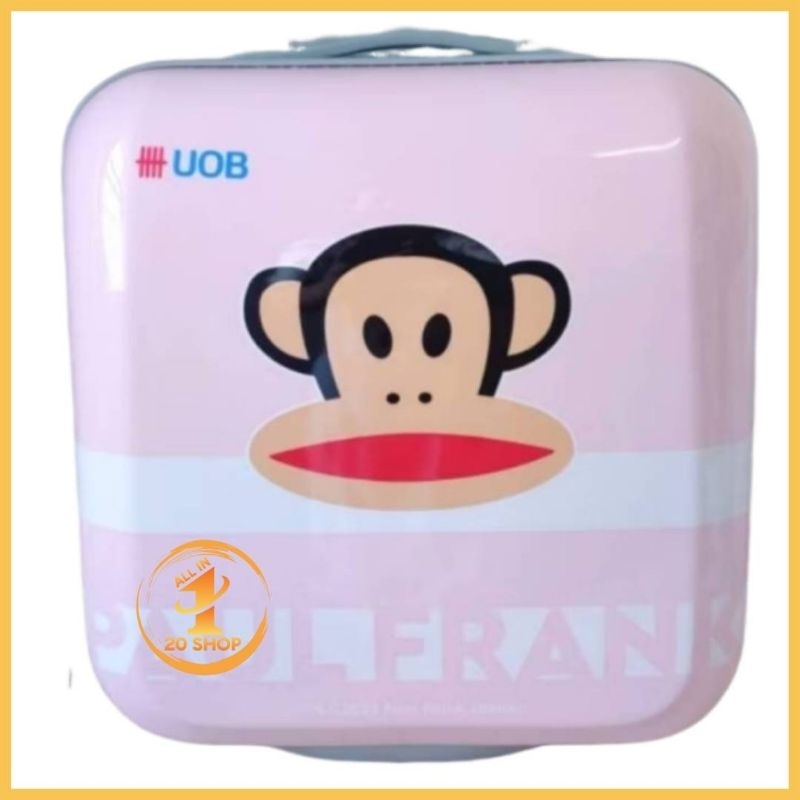 กระเป๋าเดินทางมารอลาก paul frank สีชมพู 14 นิ้ว