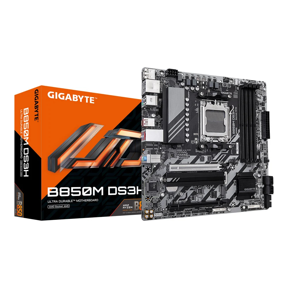 MAINBOARD (เมนบอร์ด) GIGABYTE B850M DS3H (AMD SOCKET AM5 DDR5 MICRO-ATX)