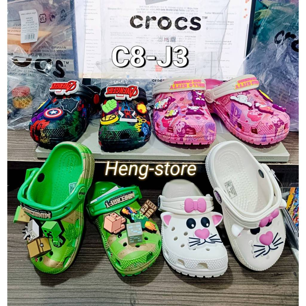 Crocs รองเท้าเด็ก Lite-Ride Kids งานพรีเมี่ยม สำหรับเด็กมีหลายสี รุ่นคลาสสิก มาใหม่ล่าสุดสวยมาก