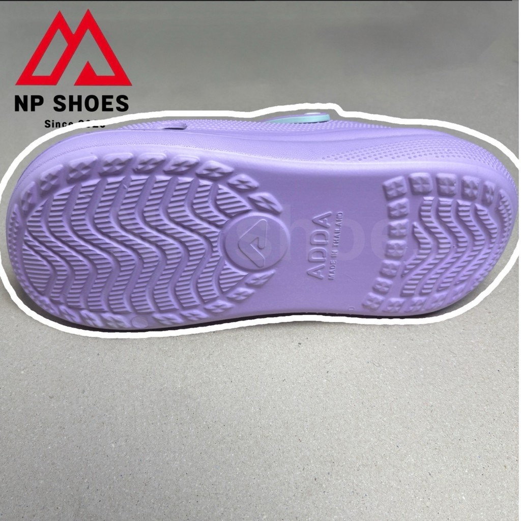 รองเท้าหัวโต ADDA รุ่น 59G01-W1 SIZE (4-7) สำหรับหญิง มีสายรัดหลังเพิ่มความกระชับ นุ่มสวมใส่สบาย เสริมส้นสูง 2.5 นิ้วค่ะ - รูปที่ 6
