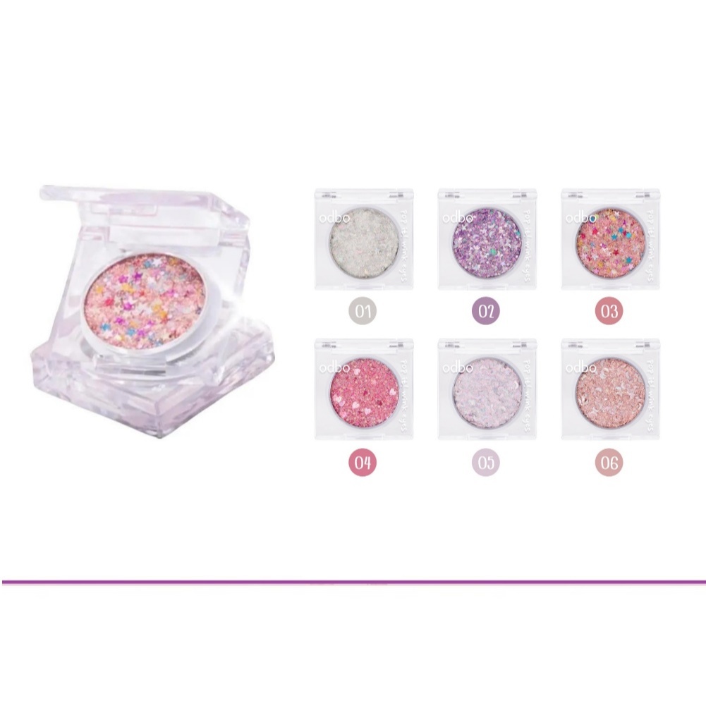 (แท้) Odbo Pop Wink Eyes 1.8g โอดีบีโอ ป๊อป วิ้ง อายส์ อายแชโดว์ OD2020