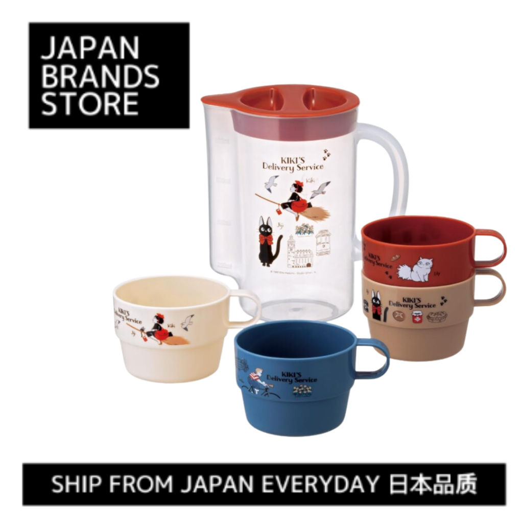 [Ship from Japan Direct]Skater Stacking Cups Set of 4 with Case, Water Bottle, Kiki's Delivery Servi