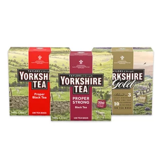 Taylors Of Harrogate Yorkshire Gold Tea Bags 100 pack/ ชายอร์คเชียร์ โกล์ด 100 ถุง(ชาถุงเปลือย ไม่มีซองบรรจุแยก)