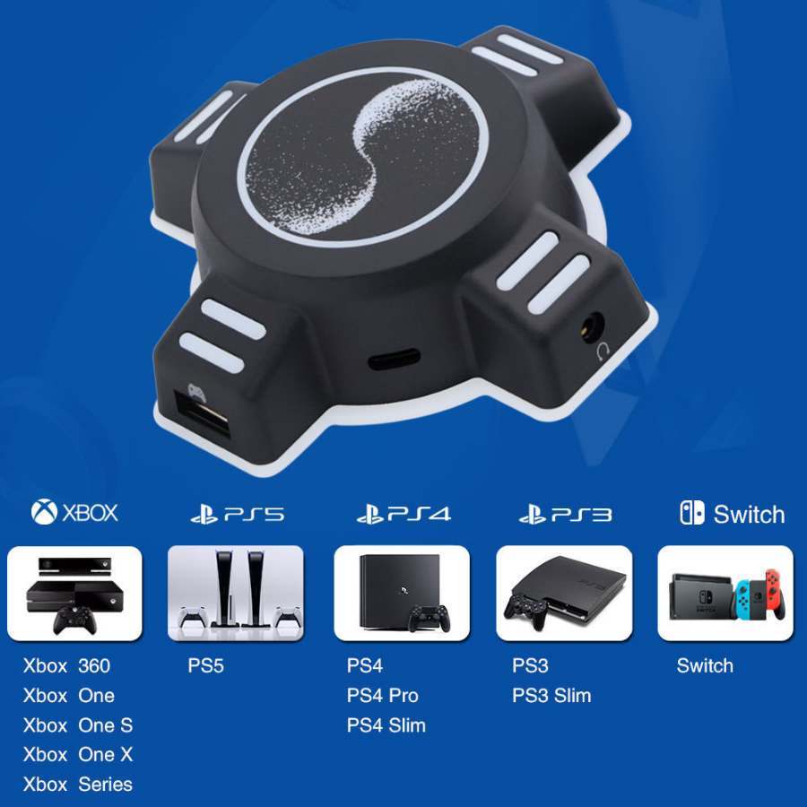 อะแดปเตอร์แปลงเมาส์ คีย์บอร์ด Game HUB Controller Converter ตัวแปลง สำหรับ Switch PS4 XBOX PS3 XSX