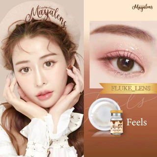 คอนแทคเลนส์เกาหลี (ขนาดมินิ) เกรดพรีเมี่ยม Silicone Hydrogel อมน้ำ60% Mini Feels ตาหวานธรรมชาตินำเข้าจากเกาหลี Mayalens