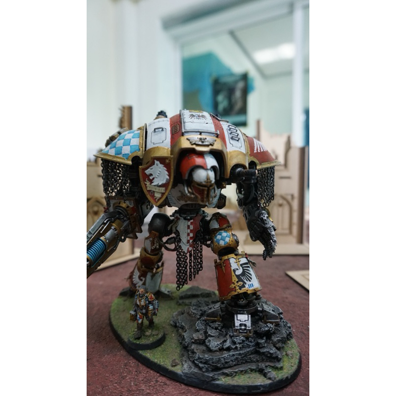 Warhammer 40K Imperial Knight Questoris (Full paint & Magnetized)