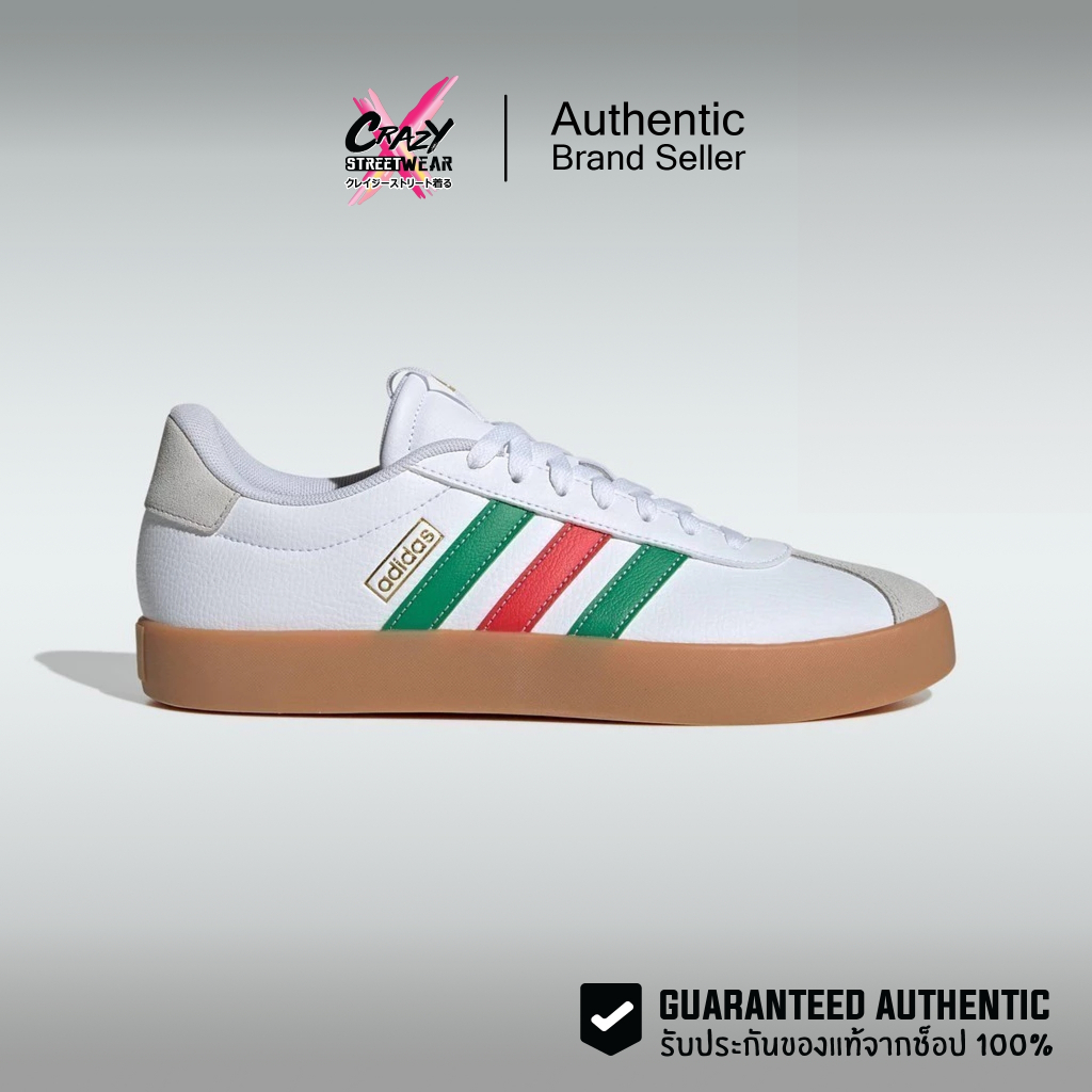 Adidas VL Court 3.0 ของแท้ 100% ( IF4466 ) สินค้าลิขสิทธิ์แท้ Adidas รองเท้าผู้ชาย รองเท้า