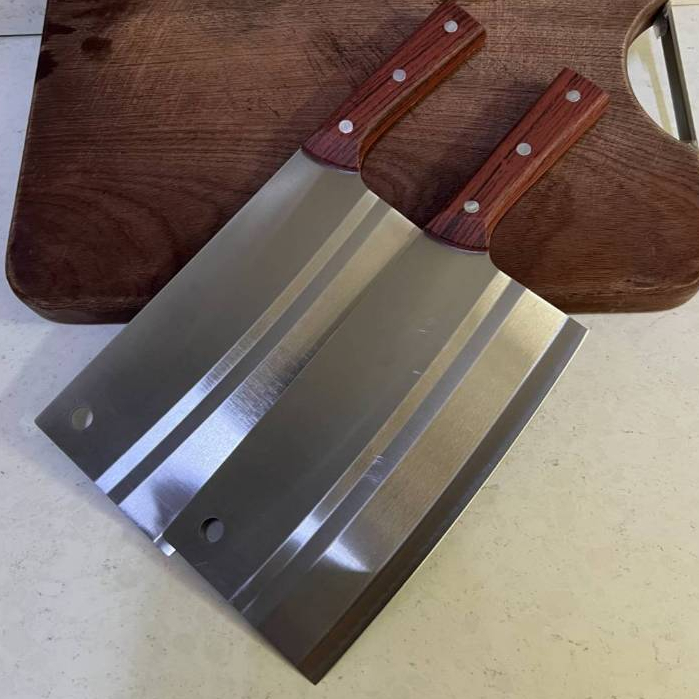 มีดปังตอ ด้ามจับพลาสติกลายไม้ (สินค้าใหม่) - รูปที่ 6