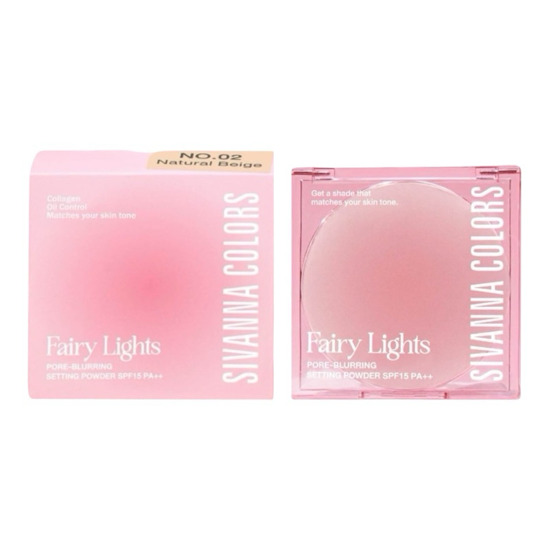:: HF708 :: Sivanna Colors Fairy Lights Pore-Blurring Setting Powder SPF15 PA+++