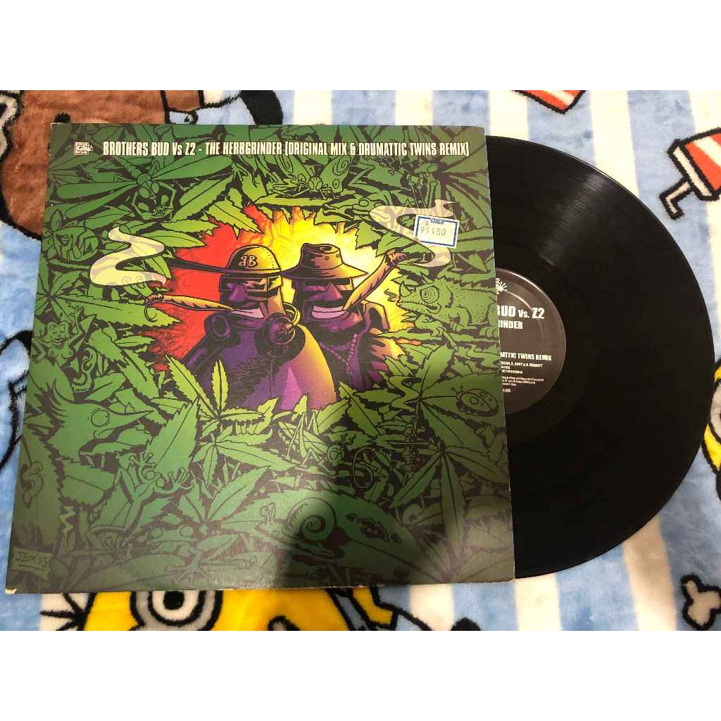 แผ่นเสียง hiphop Brothers Bud vs. Z2 THE HERBGRINDER ขนาด 12 นิ้ว LP A1