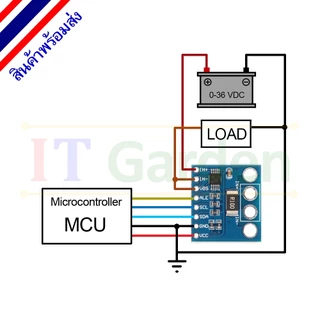 INA226 Current and Voltage Monotors module 0-36V
