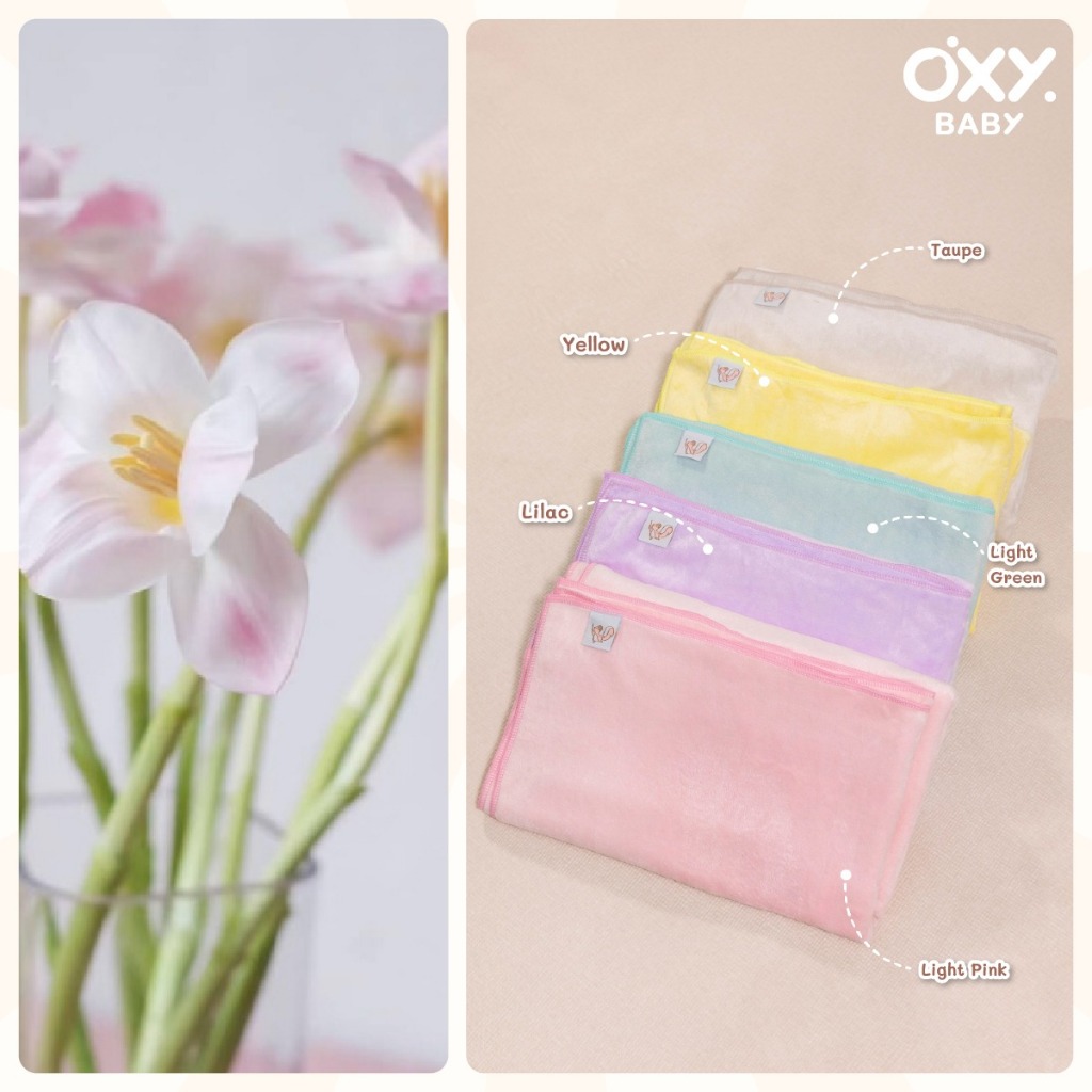 OXY Baby Microfiber+ ผ้าเช็ดตัวเนื้ออ่อนโยน เนียนนุ่ม ละเอียดพิเศษ ซึมซับดี แห้งไว ไม่เป็นขน รูปที่ 6