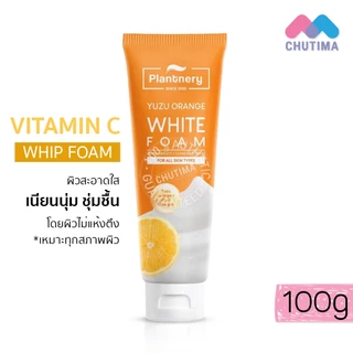 โฟมล้างหน้า แพลนท์เนอรี่ Plantnery Tea Tree Acne / Yuzu Orange Whitening Amino Based Cleansing Foam 100g.