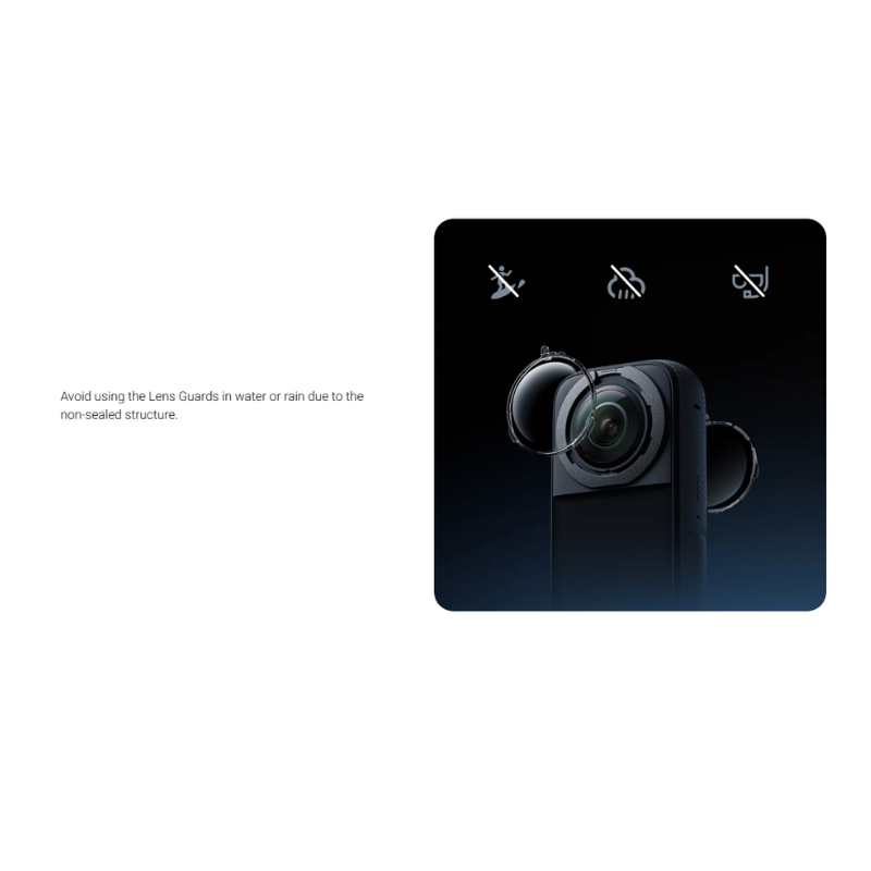 Insta360 X3 Standard Removable Lens Guards  รับประกัน 1 ปี